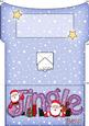 Xmas Jingle Santa Money or Gift Wallet and Card