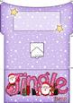 Xmas Jingle Santa Money or Gift Wallet and Card