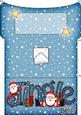 Xmas Jingle Santa Money or Gift Wallet and Card