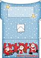 Xmas Hohoho Santa Money or Gift Wallet and Card