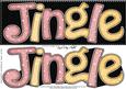 Large Dl Christmas Jingle Quick Card with 3D Decoupage