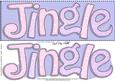 Large Dl Christmas Jingle Quick Card with 3D Decoupage