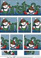 Christmas Christmas with Snowman Dl Side Stacker Topper