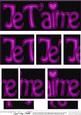 Dl Je T'aime Felties Side Stacker Topper
