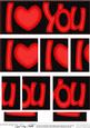Dl I Love You Felties Side Stacker Topper