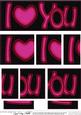 Dl I Love You Felties Side Stacker Topper