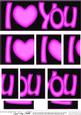 Dl I Love You Felties Side Stacker Topper