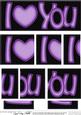 Dl I Love You Felties Side Stacker Topper