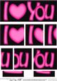 Dl I Love You Felties Side Stacker Topper