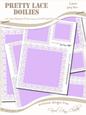Pretty Butterfly Lace Doilies - the Squares