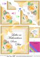 Scottish Gaelic Mothers Day Rose and Lace Wavy Corner