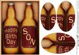A5 Son Birthday Beer Gift Set Oval Pyramage Topper