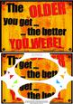A5 Fun Novelty Senior Moment Scallop Corners N Pyramage