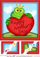 8 x 8 Freddy Frog's Mothers Day Heart Scalloped Topper