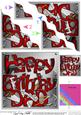 Happy Birthday Dad DIY Wavy Corner Side Stacker Topper