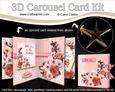 cup312016_359 - 3D Spring Flowers Floral Carousel Card Kit