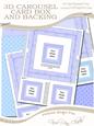 3D Baby Boy Carousel Coordinating Card Box Kit