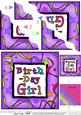 Birthday Girl Wavy Corner Side Stacker Topper