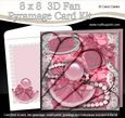 8 x 8 Perfume Lace N Pearls Fan Pyramage Kit