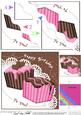 Fondant Fancies Birthday Cakes Wavy Corner Side Stacker
