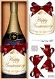 Large Dl Anniversary Champers in a Box 3D Decoupage