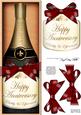 Large Dl Anniversary Champers in a Box 3D Decoupage