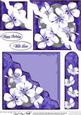 Apple Blossom Quick Card with Corner Side Stacker Pyramage