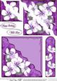 Apple Blossom Quick Card with Wavy Corner Side Stacker Pyramage