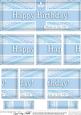 Uk Shabby Flag Happy Birthday Dl Side Stacker Topper