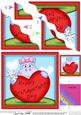 Hilda Hippo's Grandparents Day Heart Wavy Corner
