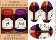 A5 Novelty Well Preserved 70th Birthday Jams Pyramage Topper