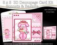 8 x 8 Bon Bon Poodle's Bonnet Kit with 3D Decoupage