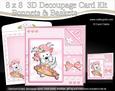 8 x 8 Jess Westie's Bonnet Kit with 3D Decoupage
