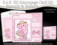 8 x 8 Lola Elephant's Bonnet Kit with 3D Decoupage