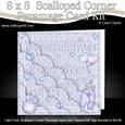 8 x 8 New Grandparents Scalloped Corner Kit