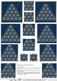 Xmas Snowflake Tree Pyramage Sheet