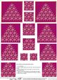 Xmas Snowflake Tree Pyramage Sheet