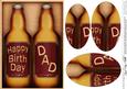 A5 Dad Birthday Beer Gift Set Oval Pyramage Topper