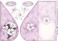 Apple Blossom Teardrop Card