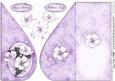 Apple Blossom Teardrop Card