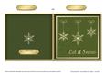 Xmas Snowflakes Cut and Fold Card