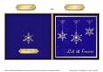 Xmas Snowflakes Cut and Fold Card