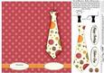 Mans Spotty Shirt & Tie Quick Card with Decoupage