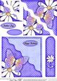 Butterfly Quick Card with Corner Side Stacker Pyramage