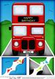 8 x 8 Double Decker Bus Scalloped Corner Topper