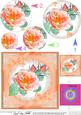 Rose and Lace Circle Pyramage Topper