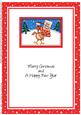 A5 Xmas Percy the Turkey Matching Insert