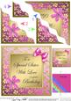 Floral Elegance Birthday Sister Wavy Corner Stacker