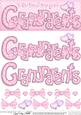 New Great Grandparents Dl Quick Card Topper N 3D Decoupage