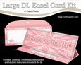 Large Dl Uk Shabby Flag Princess for the Day! Easel Card Kit